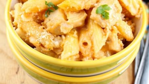 Creamy Swiss & BBQ Chicken Penne Pasta