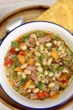 Ham and Bean Soup - Miss in the Kitchen
