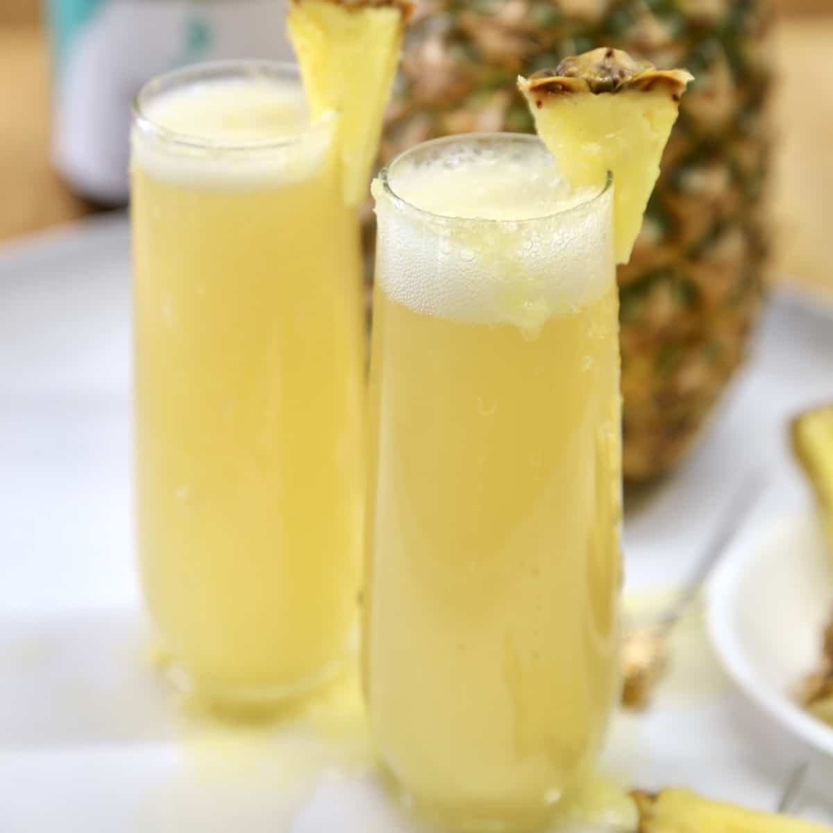 Best* Pineapple Mimosa – A Couple Cooks