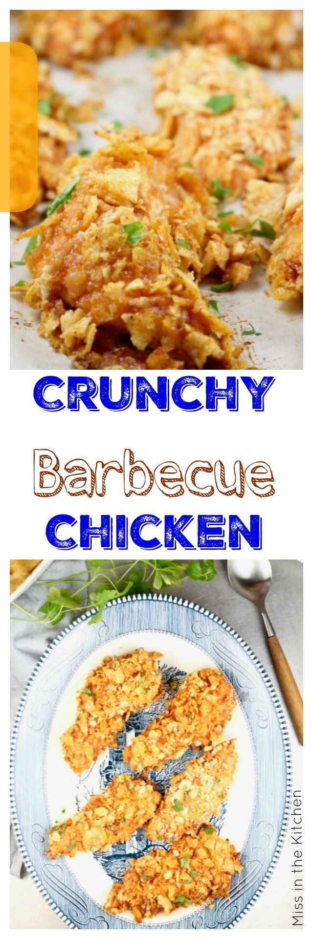 Crunchy Barbecue Chicken Tenders - Miss in the Kitchen