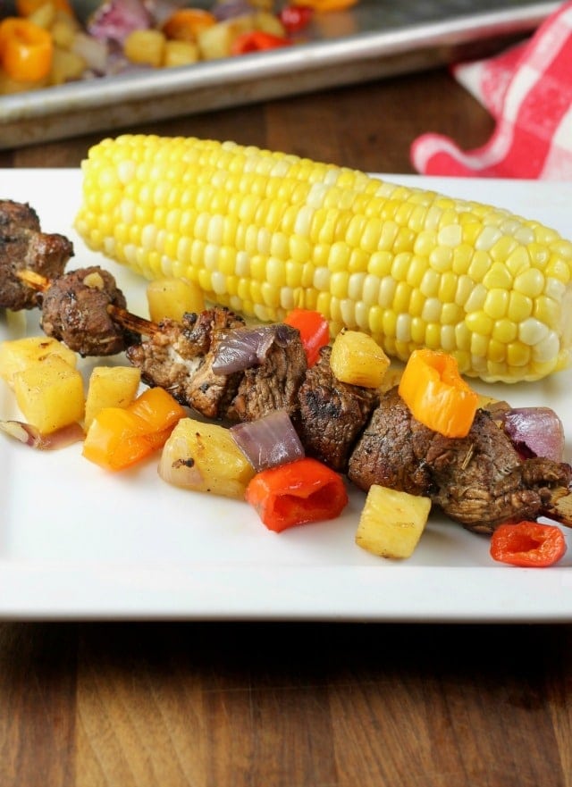 Grilled Pork Skewers with Balsamic Marinade - Kitchen Confidante®