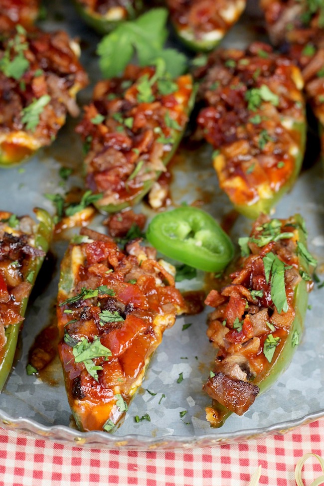 Jalapeño Poppers With Brisket And Bacon - Miss In The Kitchen