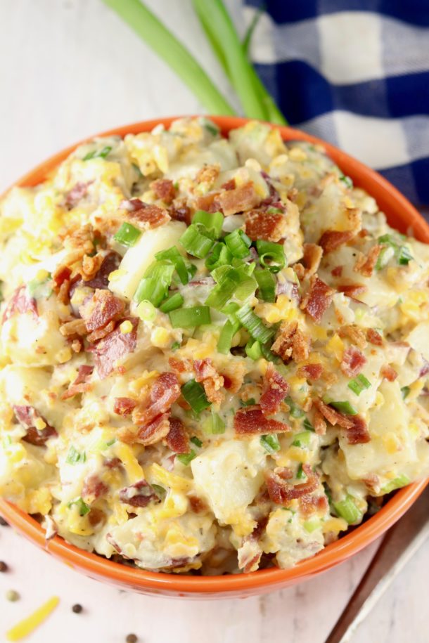 Bacon Ranch Potato Salad - Miss in the Kitchen