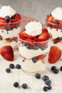 Berry Cheesecake Parfaits - Miss in the Kitchen