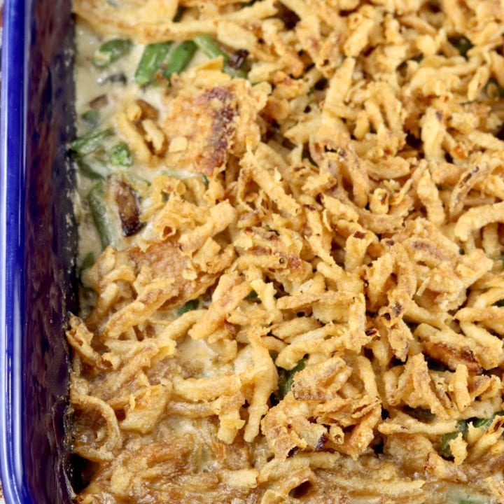 Easy Green Bean Casserole {From Scratch} - Miss in the Kitchen