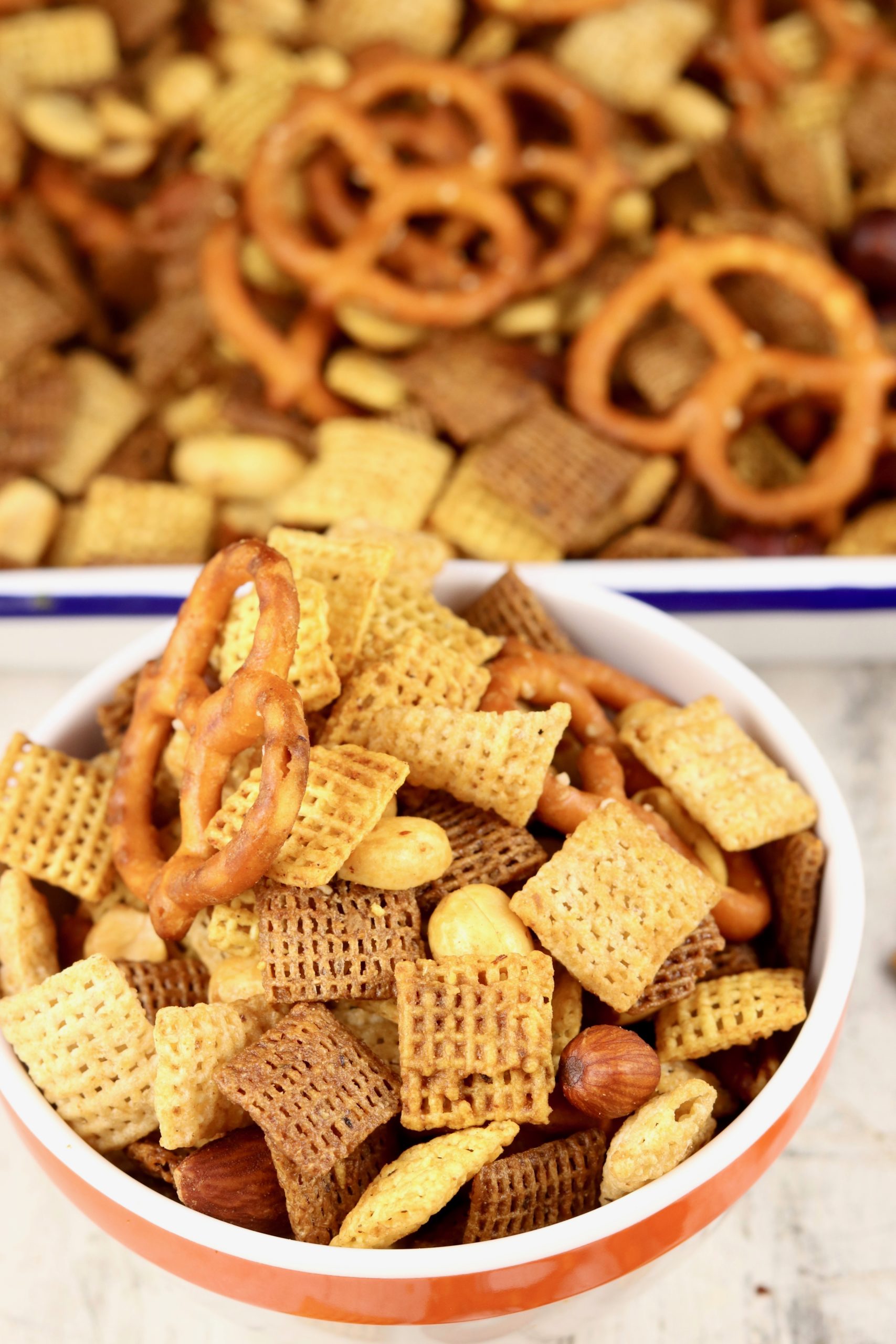 Cajun Chex Mix - Miss in the Kitchen