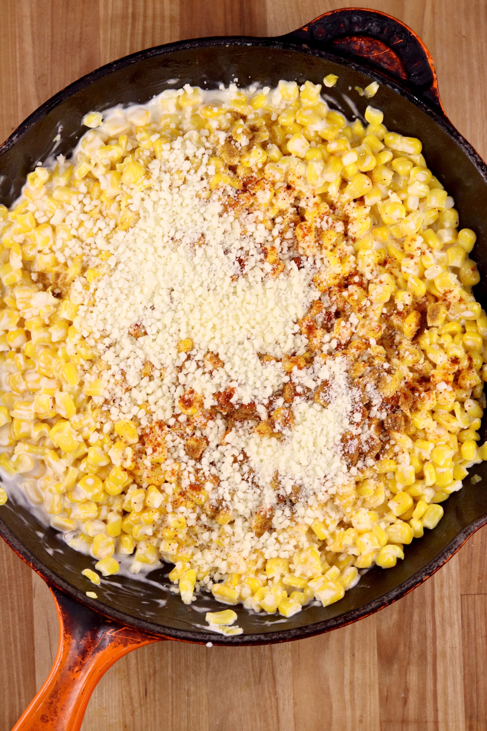 Skillet Mexican Street Corn {Elote} - Miss In The Kitchen