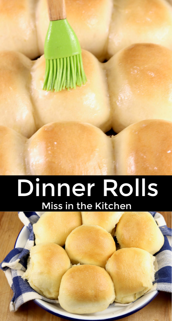 Yeast Rolls {Soft Dinner Rolls} - Miss in the Kitchen