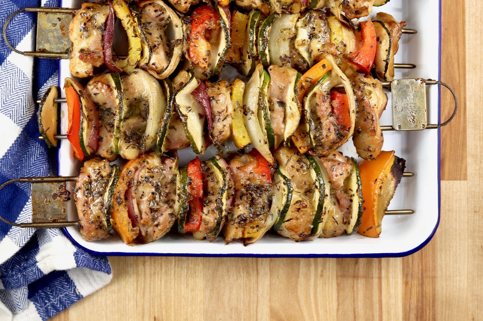 Italian Chicken Skewers - Ahead of Thyme