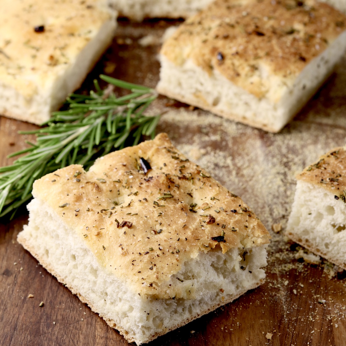 One Hour Rosemary Focaccia Bread