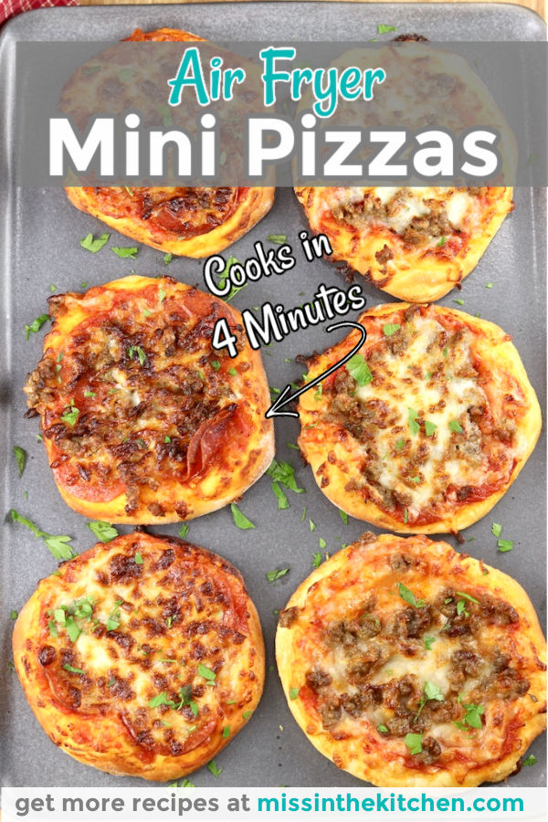 Air Fryer Personal Pizza - Real Mom Kitchen - 5 ingredients or less