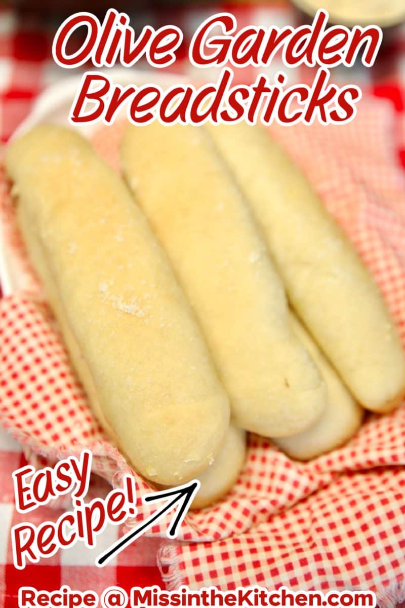 Breadsticks on a plate.