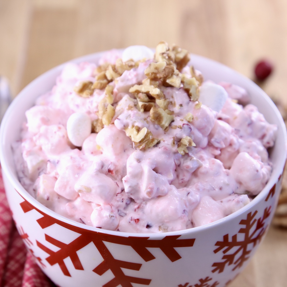 cranberry salad with marshmallows