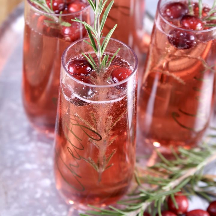 Holiday Mimosa (cranberry & rosemary) Instant Cocktail – Meliora Forever