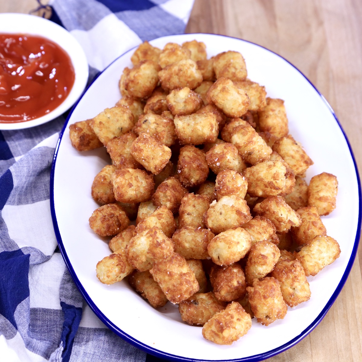Crispy Air Fryer Tater Tots (Cooked from Frozen!) - Little Sunny