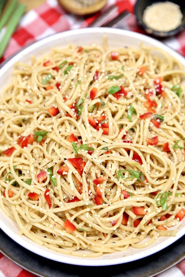 Sesame Pasta Salad Miss In The Kitchen   Sesame Pasta Salad Recipe Picture 768x1152 