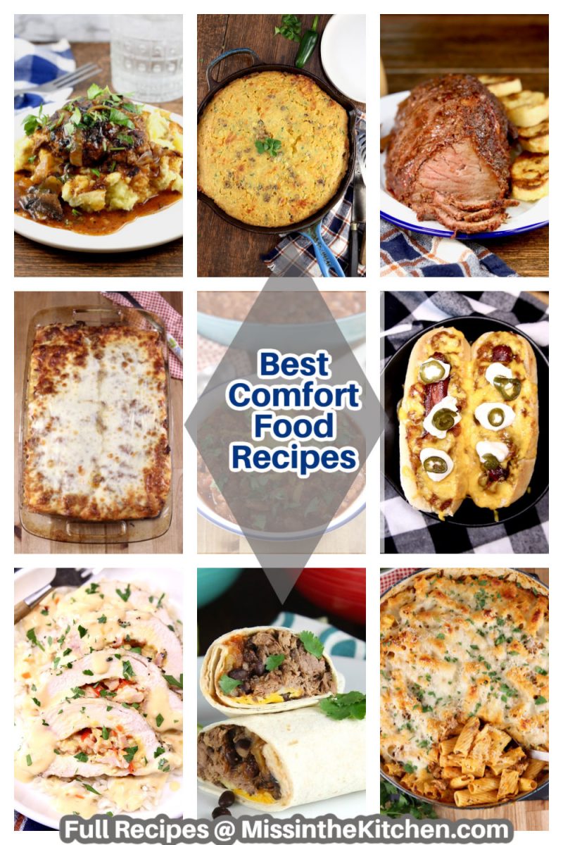 Best Comfort Foods Recipe Collage PIN 800x1200 