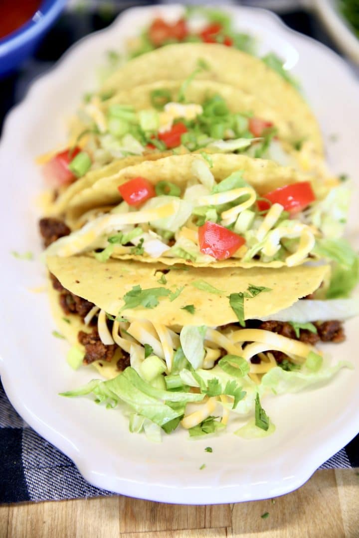 EASY Ground Beef Tacos Recipe - Miss in the Kitchen