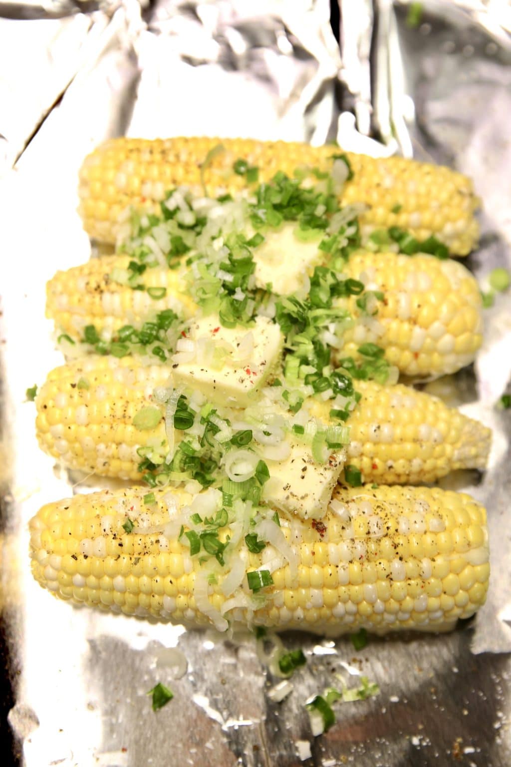 Grilled Corn in Foil - Miss in the Kitchen